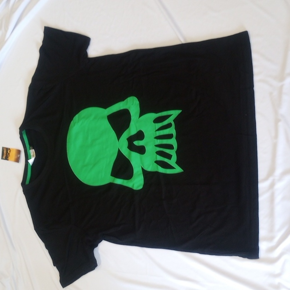 Halloween novelty shirt. Black/green. Great for Halloween.